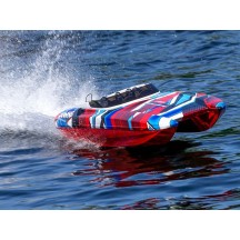 Traxxas DCM M41 Catamaran 40in VXL Brushless TSM - Red TRX57046-4REDR