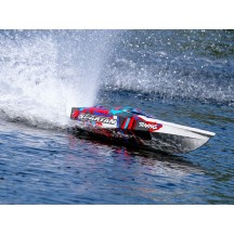 Traxxas Spartan 2.4GHz TSM VXL-6S Marine, Velineon 540XL - Red TRX57076-4REDR