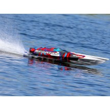 Traxxas Spartan 2.4GHz TSM VXL-6S Marine, Velineon 540XL - Red TRX57076-4REDR