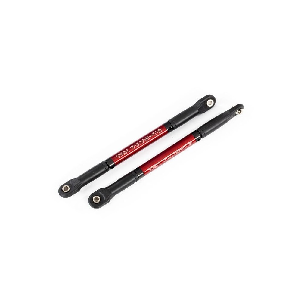 Barras de empuje aluminio rojo anodizado Heavy Duty ensambladas Traxxas TRX8619R Barras de empuje aluminio rojo anodizado Heavy Duty ensambladas Traxxas TRX8619R