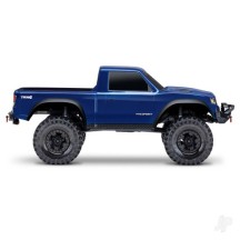 Traxxas TRX4 Sport 1:10 4X4 Electric All-Terrain Crawler Truck with Clipless Body - Blue TRX82224-4BLUE