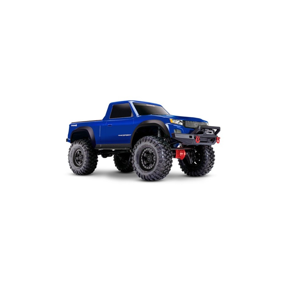 Traxxas TRX4 Sport 1:10 4X4 Electric All-Terrain Crawler Truck with Clipless Body - Blue TRX82224-4BLUE Traxxas TRX4 Sport 1:10 4X4 Electric All-Terrain Crawler Truck with Clipless Body - Blue TRX82224-4BLUE