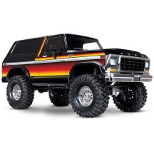 Coche RC Traxxas TRX-4 Ford Bronco 1979 1/10 4WD RTR con carrocería sin clips en color Sunset TRX82246-4SUN