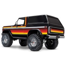 Coche RC Traxxas TRX-4 Ford Bronco 1979 1/10 4WD RTR con carrocería sin clips en color Sunset TRX82246-4SUN