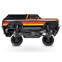 Coche RC Traxxas TRX-4 Ford Bronco 1979 1/10 4WD RTR con carrocería sin clips en color Sunset TRX82246-4SUN
