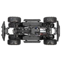 Coche RC Traxxas TRX-4 Defender 1/10 4WD RTR con carrocería sin clips en color plata TRX82256-4-SLVR