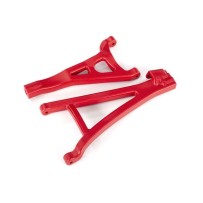 Traxxas Suspension arms red front (left) heavy duty (upper-lower) TRX8632R