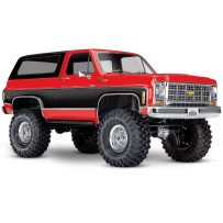 Traxxas TRX-4 1979 Chevy Blazer 1:10 4x4 Electric All-Terrain Crawler with Clipless Body - Red TRX82276-4RED