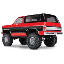 Traxxas TRX-4 1979 Chevy Blazer 1:10 4x4 Electric All-Terrain Crawler with Clipless Body - Red TRX82276-4RED