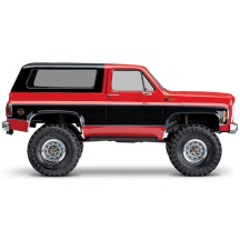 Traxxas TRX-4 1979 Chevy Blazer 1:10 4x4 Electric All-Terrain Crawler with Clipless Body - Red TRX82276-4RED