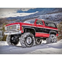 Traxxas TRX-4 1979 Chevy Blazer 1:10 4x4 Electric All-Terrain Crawler with Clipless Body - Red TRX82276-4RED