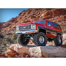 Traxxas TRX-4 1979 Chevy Blazer 1:10 4x4 Electric All-Terrain Crawler with Clipless Body - Red TRX82276-4RED