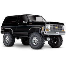 Traxxas TRX-4 1979 Chevy Blazer 1:10 4x4 Electric All-Terrain Crawler with Clipless Body - Black TRX82276-4BLK