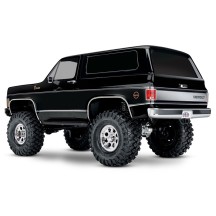 Traxxas TRX-4 1979 Chevy Blazer 1:10 4x4 Electric All-Terrain Crawler with Clipless Body - Black TRX82276-4BLK