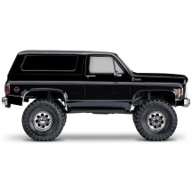 Traxxas TRX-4 1979 Chevy Blazer 1:10 4x4 Electric All-Terrain Crawler with Clipless Body - Black TRX82276-4BLK