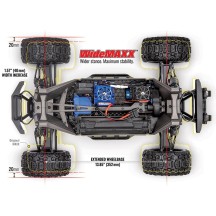 Monster truck Traxxas WideMaxx azul TRX89086-4BLUE