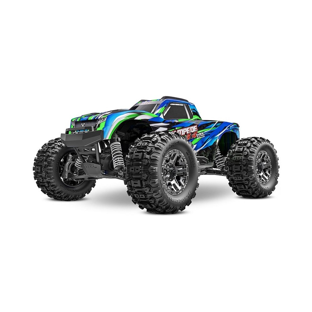 Traxxas Stampede 4X4 HD VXL 1:10 4WD RTR Brushless Electric Monster Truck - Green TRX90376-4GRN Traxxas Stampede 4X4 HD VXL 1:10 4WD RTR Brushless Electric Monster Truck - Green TRX90376-4GRN