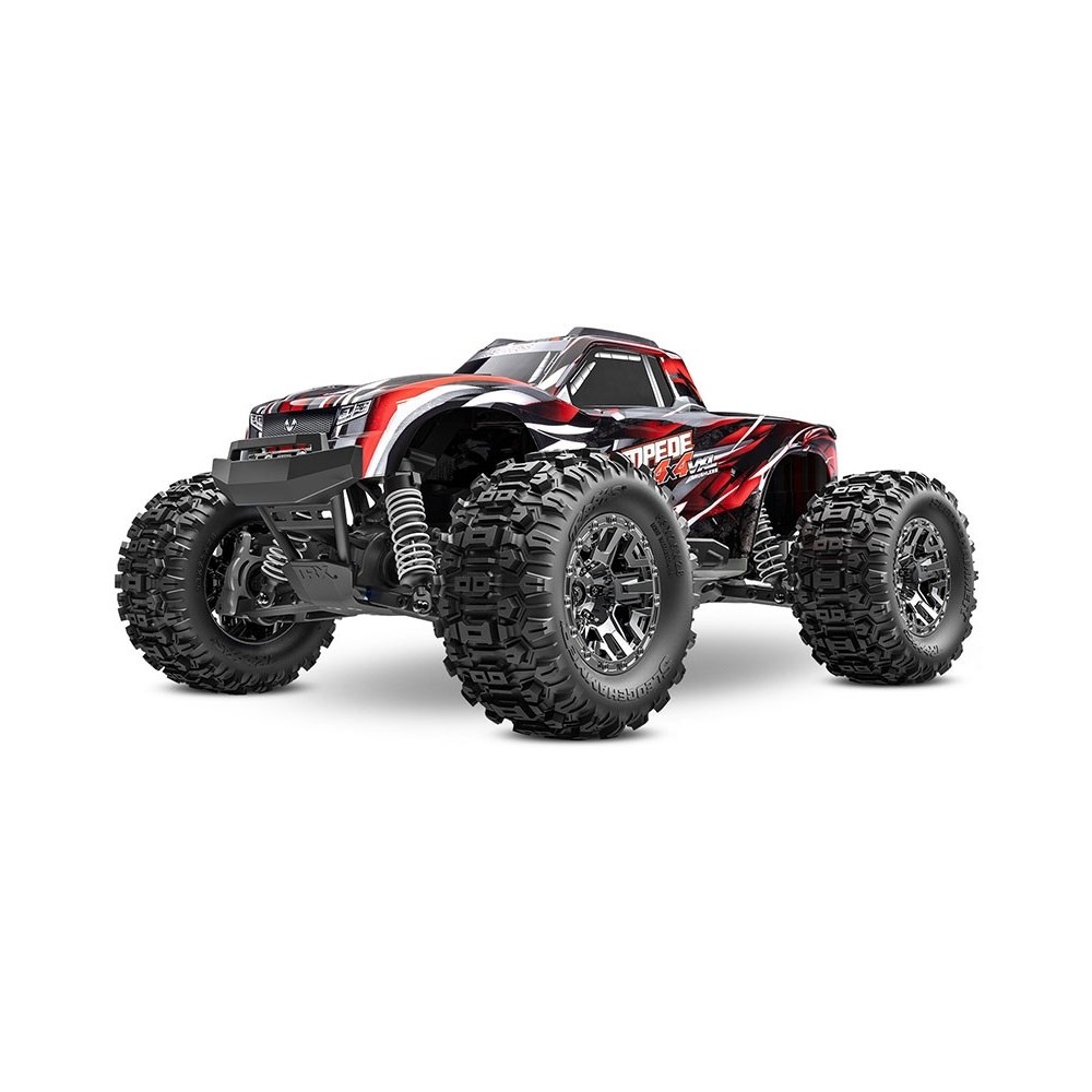 Traxxas Stampede 4X4 HD VXL 1:10 4WD RTR Brushless Electric Monster Truck - Red TRX90376-4RED Traxxas Stampede 4X4 HD VXL 1:10 4WD RTR Brushless Electric Monster Truck - Red TRX90376-4RED