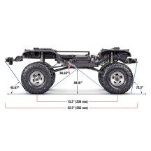 Traxxas TRX-4 Ford F-150 Ranger XLT High Trail Edition 1:10 Trail Crawler - Blue TRX92046-4BLUE