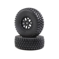Losi 1-10 Alpine Front-Rear 2.2-3.0 Pre-Mounted Tires 12mm Hex (2): Baja Rey - LOS43025