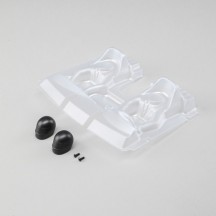 Losi 1-10 Clear Interior Set with Helmets: Baja Rey - LOS230020