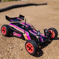 Losi 1-16 Mini JRX2 2S 2WD RTR Brushed Buggy (Battery & Charger Included) Black - LOS01020T3