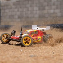 Losi 1-16 Mini JRX2 2S 2WD RTR Brushed Buggy (Battery & Charger Included) Red - LOS01020T1
