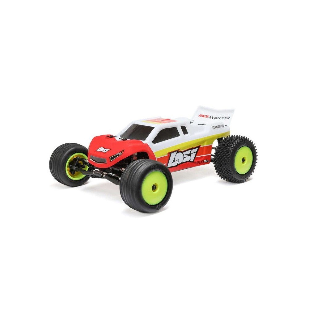 Losi 1-18 Mini-T 2.0 2S 2WD RTR Brushless Stadium Truck (Battery & Charger included) Red - LOS-1056T1