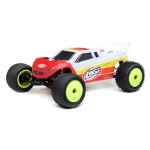 Stadium truck Losi Mini-T 2.0 2WD RTR rojo LOS01019T1