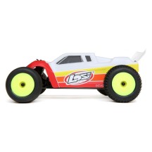 Stadium truck Losi Mini-T 2.0 2WD RTR rojo LOS01019T1