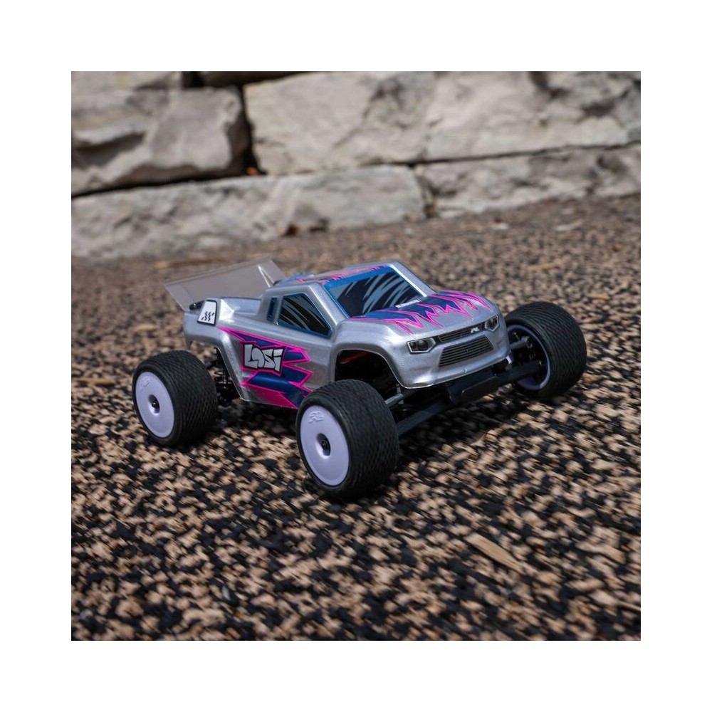 Camión de estadio Micro-T 1/28 RTR plata Losi Camión de estadio Micro-T 1/28 RTR plata Losi