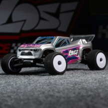 Camión de estadio Micro-T 1/28 RTR plata Losi