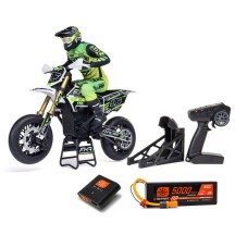 Motocicleta 1/4 Promoto-SM FXR RTR blanca Losi