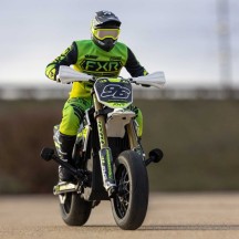 Motocicleta 1/4 Promoto-SM FXR RTR blanca Losi