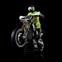 Motocicleta 1/4 Promoto-SM FXR RTR blanca Losi