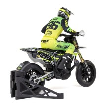 Motocicleta 1/4 Promoto-SM FXR RTR blanca Losi