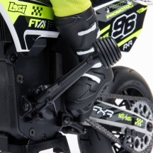 Motocicleta 1/4 Promoto-SM FXR RTR blanca Losi