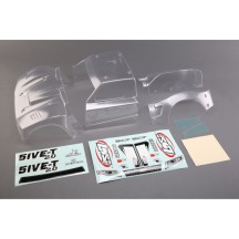 Losi 1-5 Clear Body Complete Body Set: 5IVE-T 2.0 - LOS350006