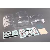 Losi 1-5 Clear Body Complete Body Set: 5IVE-T 2.0 - LOS350006