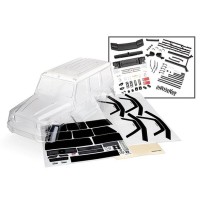 Traxxas Body Mercedes-Benz g 500 4x4 (clear requires painting) decals window TRX8811