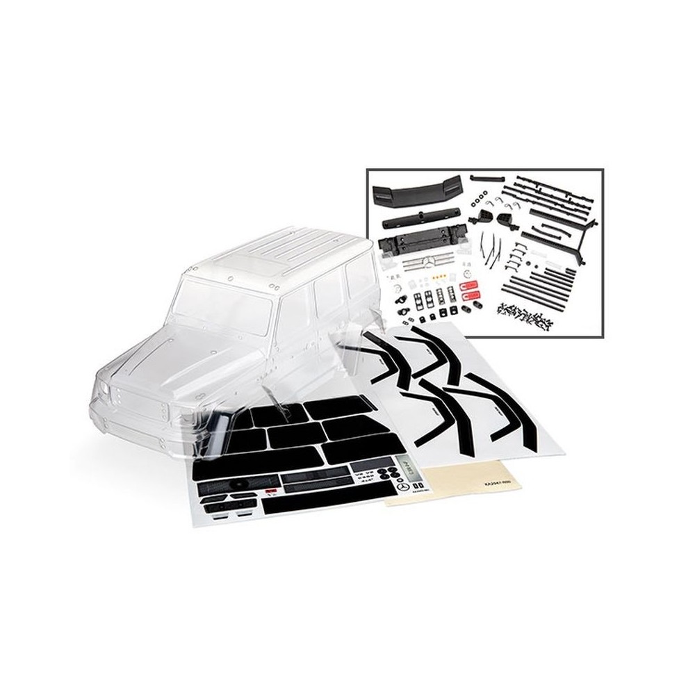 Traxxas Body Mercedes-Benz g 500 4x4 (clear requires painting) decals window TRX8811 Traxxas Body Mercedes-Benz g 500 4x4 (clear requires painting) decals window TRX8811