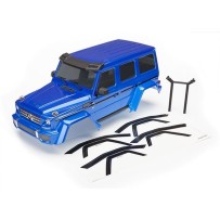 Traxxas Body Mercedes-Benz g 500 4x4 complete (blue) (includes rear body post) TRX8811X