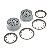 Llantas beadlock 4.75 grises 5IVE-T 2.0 Losi
