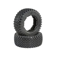 Losi 1-5 Front-Rear 4.75 Wheel and Beadlock Set 24mm Hex Grey (2): 5ive-T 2.0 - LOS45023