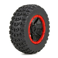 Losi 1-5 Left & Right Front-Rear 4.75 Pre-Mounted Tires 24mm Hex (2): DB XL - LOS45004