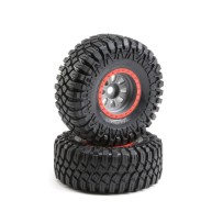 Losi 1-6 Maxxis Creepy Crawler LT Front-Rear 3.6 Pre-Mounted Tires 20mm Hex (2): Super Rock Rey - LOS45029