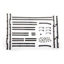 Molduras laterales negras con soportes y manijas TRX8815X