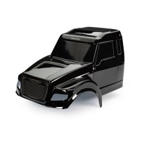 Carrocería TRX-6 Ultimate RC Hauler negra pintada con calcomanías aplicadas Traxxas TRX8823R