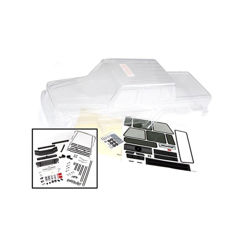 Traxxas Body Mercedes-Benz g 63 (clear requires painting) decals window TRX8825