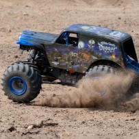 Losi 1-8 LMT Son Uva Digger 3S 4X4 RTR Brushless Monster Truck Blue - LOS04021T2